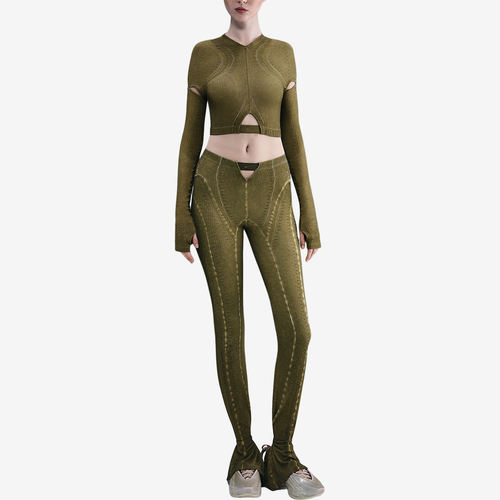 Nike耐克正品KNWLS Ghost联名女V领修身型长袖套头T恤IB0265-368