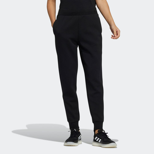 Adidas/阿迪达斯正品女子休闲跑步透气针织收口运动长裤H09688