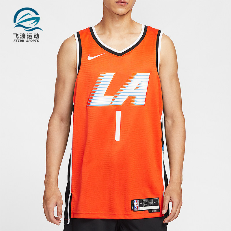 Nike/耐克正品2025男士运动V领套头无袖篮球背心T恤HM5984-820