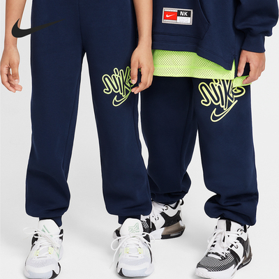 Nike/耐克正品秋冬新款大童保暖运动加绒篮球长裤HF8163-451