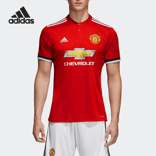 Adidas/阿迪达斯正品男子足球曼联球衣短袖运动T恤 BS1214