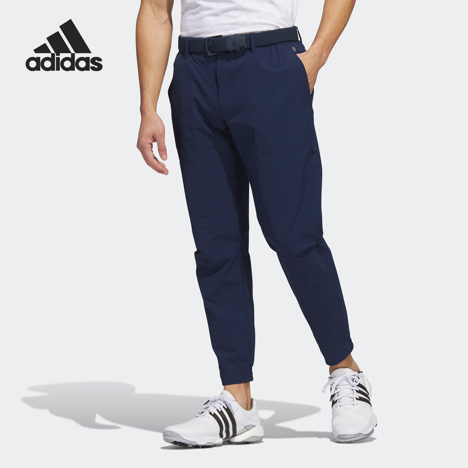 Adidas/阿迪达斯正品2023高尔夫宽松男子运动休闲长裤IA4771