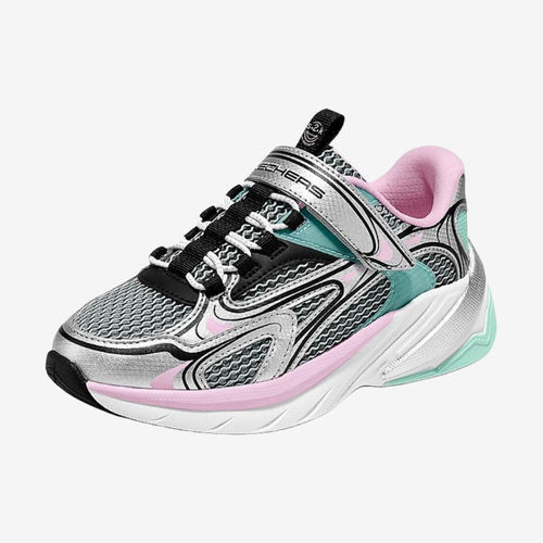Skechers斯凯奇正品GIRLS大童魔术贴低帮运动休闲鞋303696L-SMLT