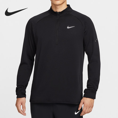 Nike/耐克正品Therma-FIT男士训练跑步运动保暖长袖T恤HV2708-010