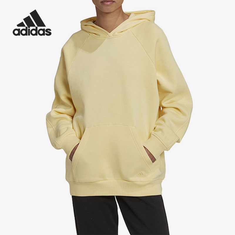 Adidas/阿迪达斯正品春秋女士宽松经典柔软卫衣套头衫HN4210