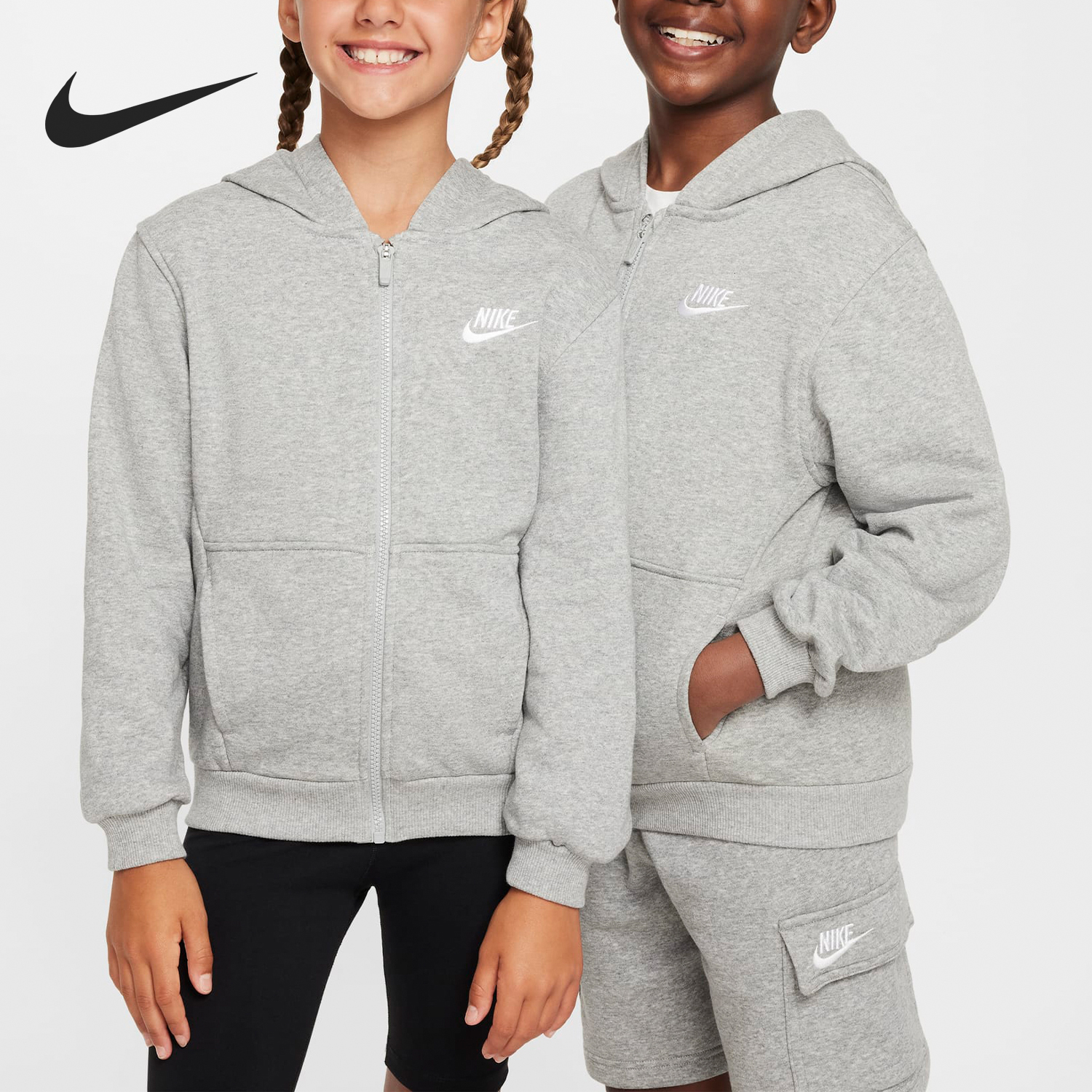 Nike/耐克大童休闲运动连帽卫衣