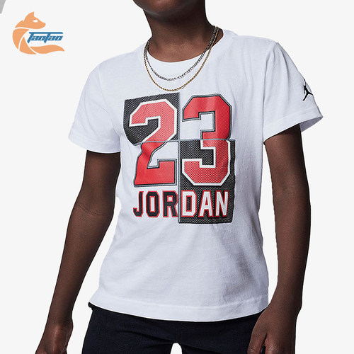 Nike/耐克正品JORDAN23印花短袖T恤新款经典短袖T恤FB1689-100