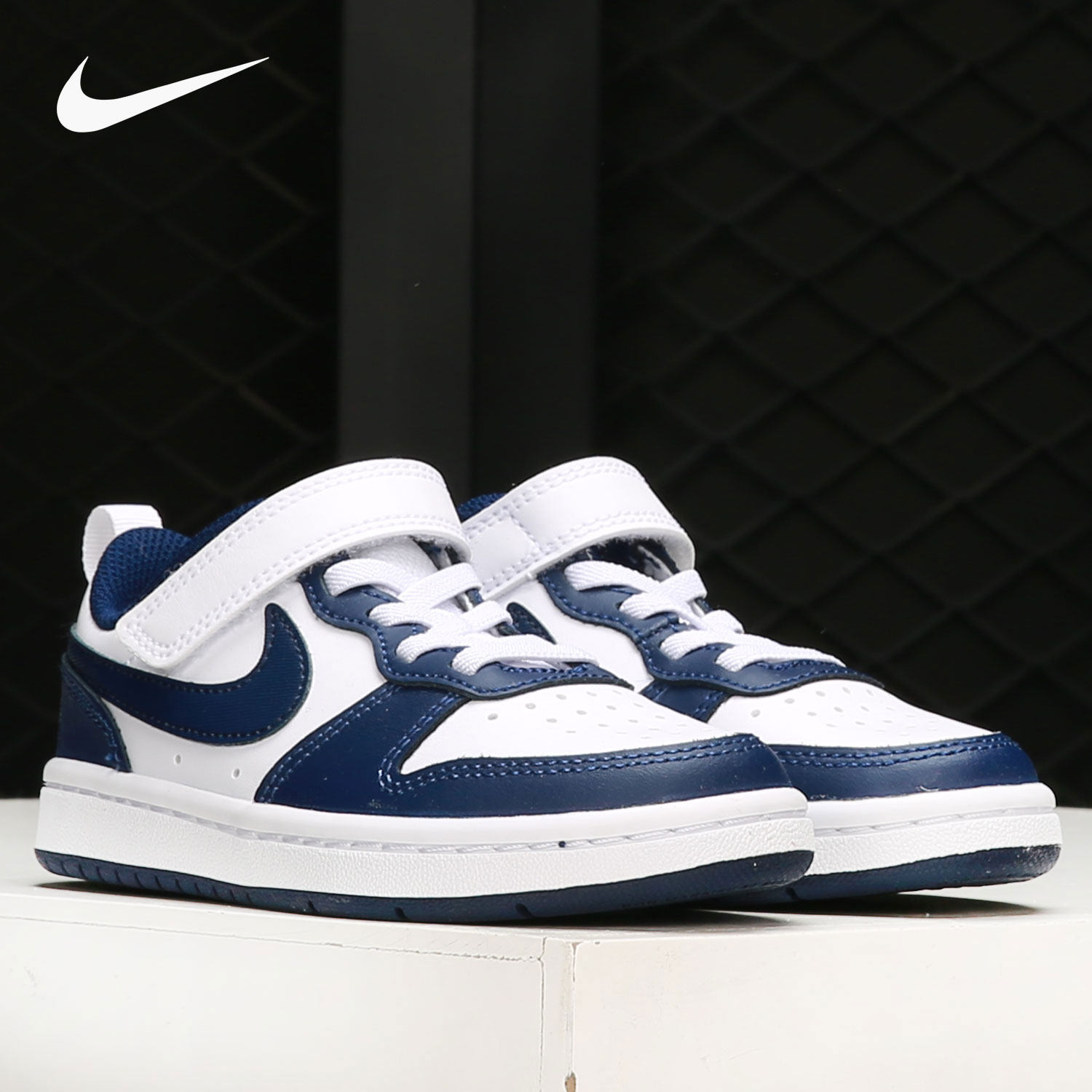 Nike/耐克正品Court Borough Low 2 大童休闲运动鞋 BQ5451-107