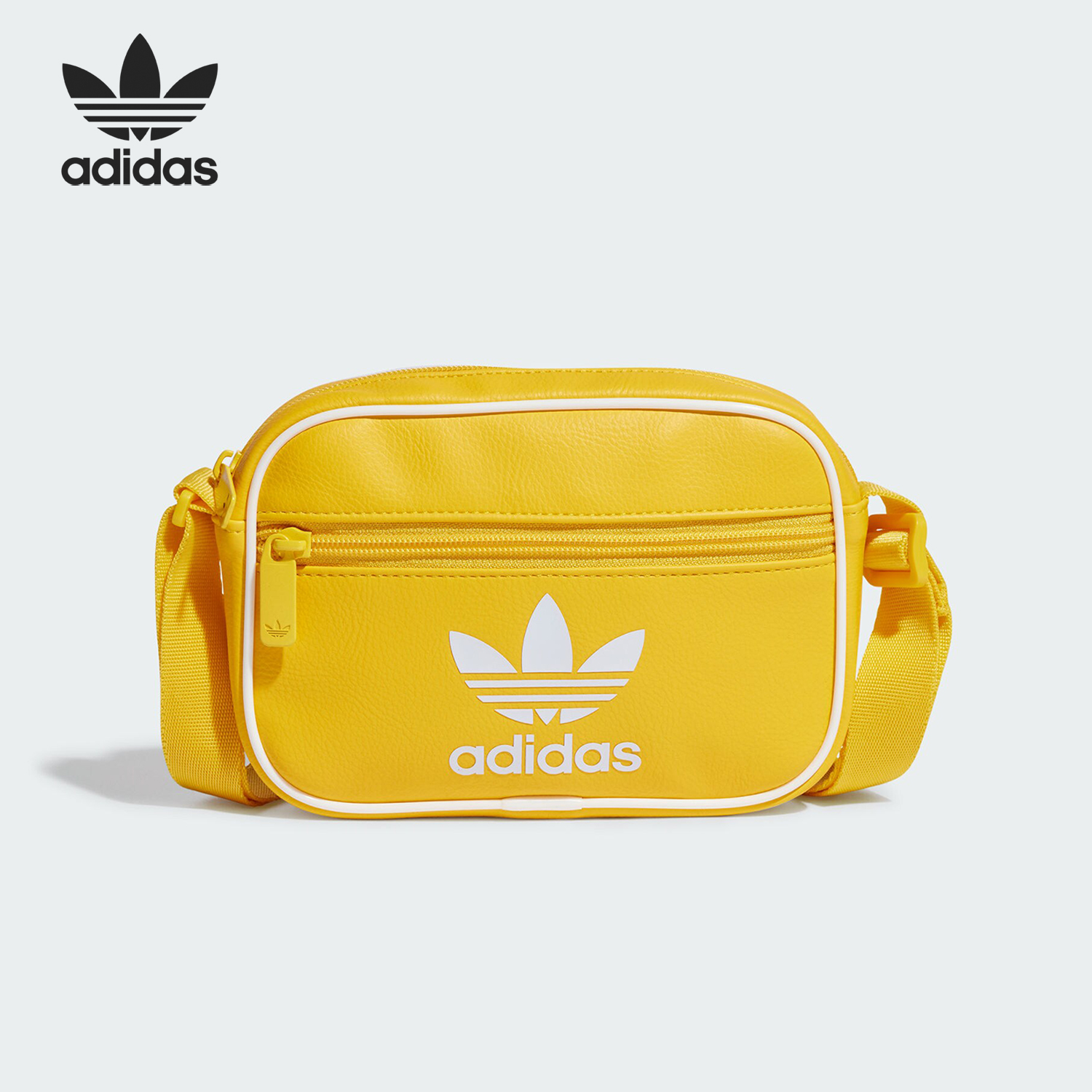 Adidas/阿迪达斯正品三叶草复古男女运动斜挎单肩包IS4387