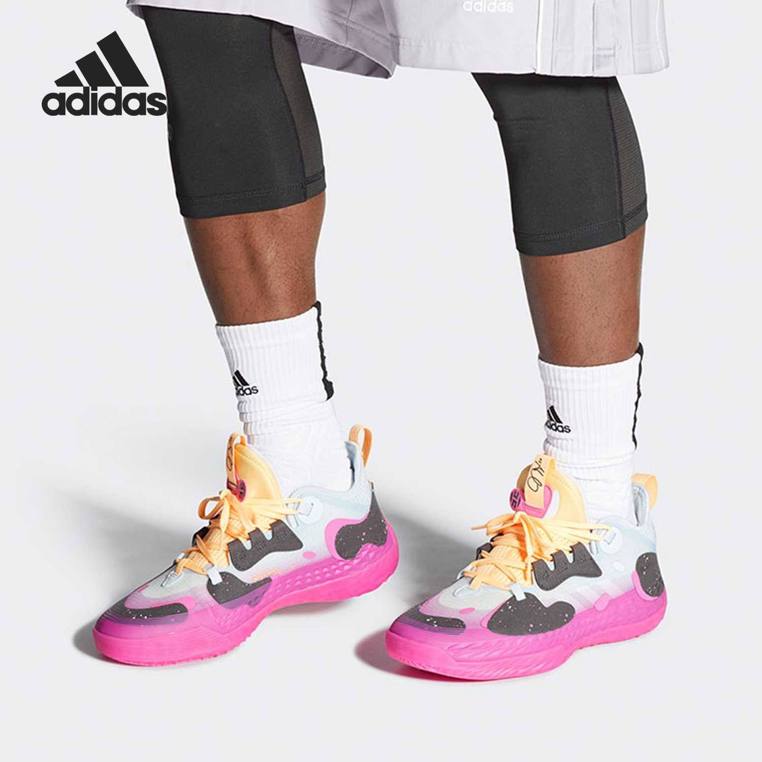 阿迪达斯哈登5代男子实战篮球鞋