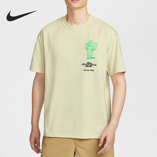 耐克正品 HV1293 2026夏季 户外印花圆领潮流透气短袖 229 男士 Nike