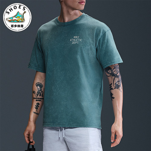 Nike/耐克正品夏季款男士训练落肩休闲透气经典短袖HJ3694-006
