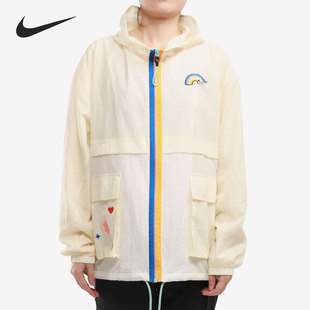 DJ5375 女子梭织舒适连帽运动休闲夹克外套 111 耐克正品 Nike