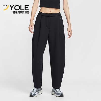 Nike/耐克正品2025冬季女士简约运动休闲中腰宽松长裤HV1965-010
