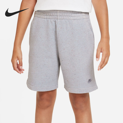 Nike/耐克正品2026大童柔软运动休闲针织透气宽松短裤DQ8886-472