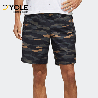 Adidas/阿迪达斯正品CAMOUFLAGE SHORTS男士运动梭织短裤DY8618