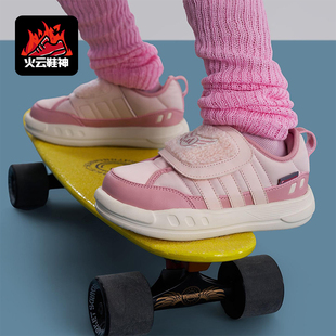 SKIPPER小童休闲耐磨日常运动鞋 PUFFY KJ3901 阿迪达斯正品 Adidas