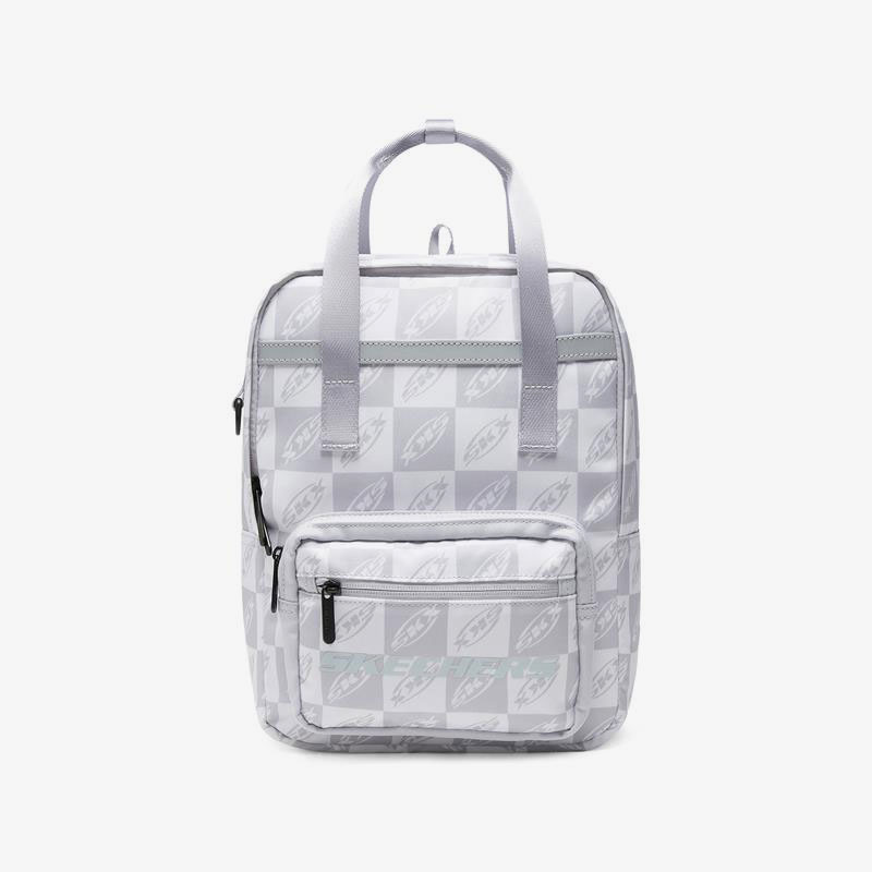 Skechers/斯凯奇正品新款时尚运动双肩背包学生满印花书包