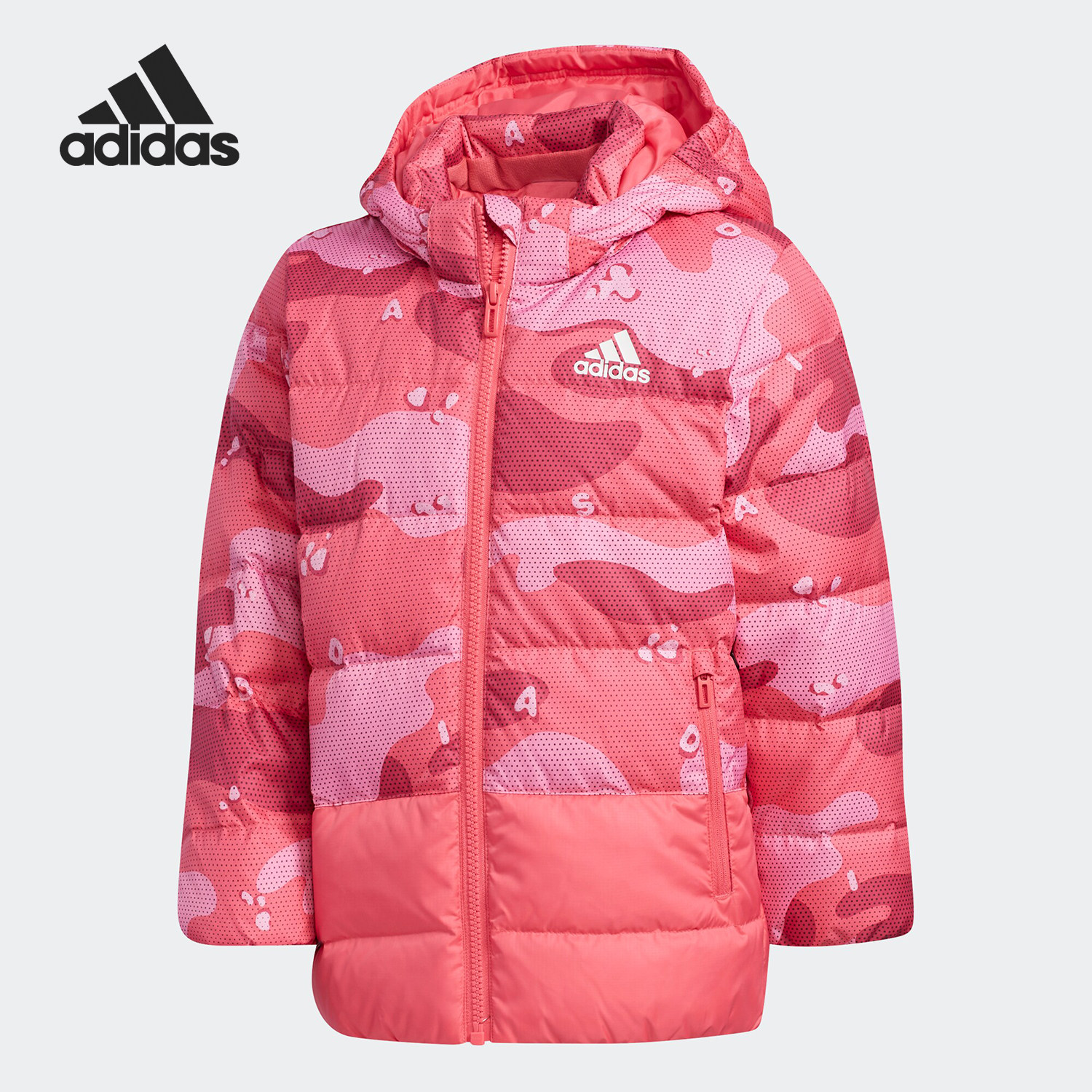 Adidas/阿迪达斯正品 当季小童LK J AOP DOWN J羽绒服 EH4141,童装/婴儿装/亲子装,羽绒服,淘宝优惠券,粉丝福利购,淘宝优惠卷