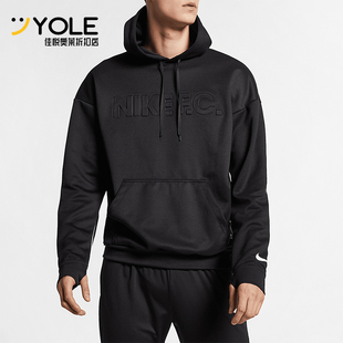 足球连帽保暖针织卫衣AR8003 Nike 男士 秋冬新款 010 耐克正品