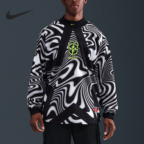 Nike/耐克正品2025男士运动圆领套头耐穿时尚足球上衣IO0795-010