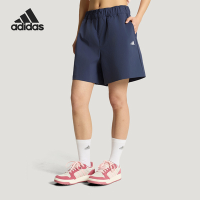 Adidas/阿迪达斯正品夏季女士拒水梭织宽松运动经典短裤KX6809