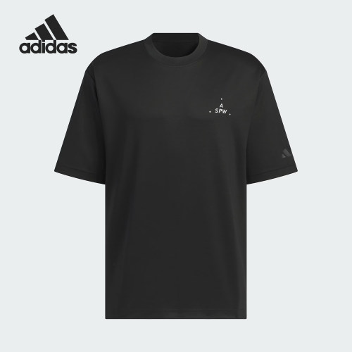 Adidas/阿迪达斯正品当季新款男士时尚圆领针织短袖T恤JN9444