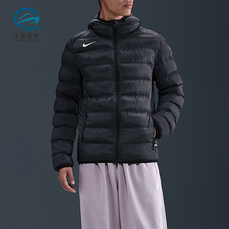 Nike/耐克正品Total90新款男黑米白色休闲经典夹克外套HV3508-010