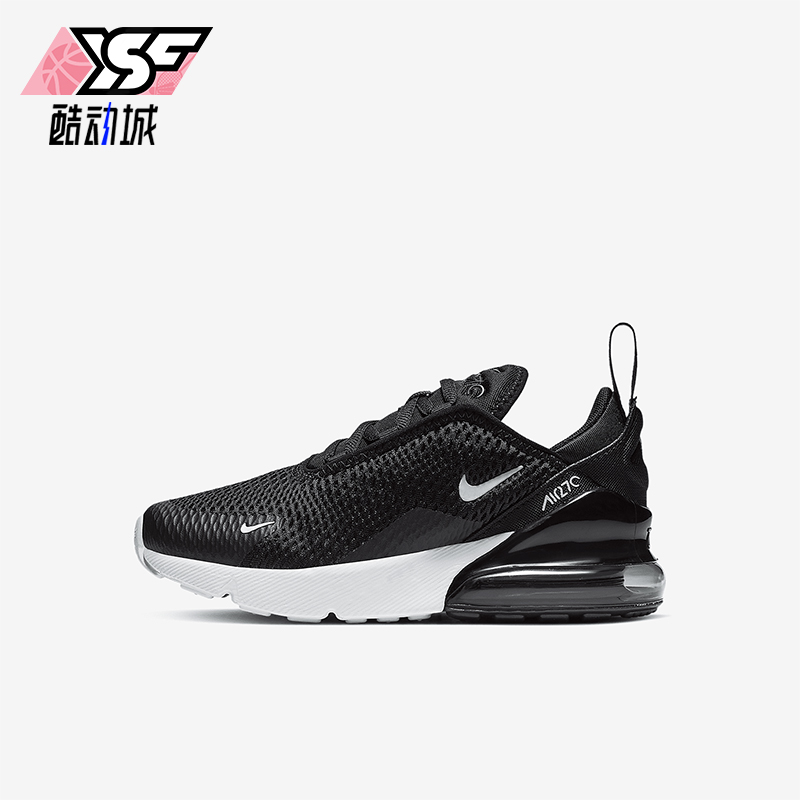 Nike/耐克正品AIR MAX 270小童网面透气缓震跑步鞋AO2372-001