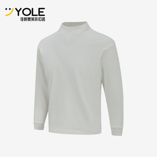 简约半高领长袖 春秋大童运动休闲经典 JD3215 阿迪达斯正品 Adidas