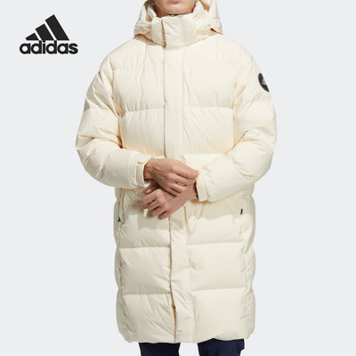 Adidas/阿迪达斯正品冬季新款男女运动中长款羽绒服H23086