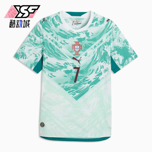 Puma/彪马正品夏季男士运动吸湿排汗套头足球短袖T恤788145-77