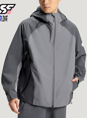 Adidas/阿迪达斯正品2025冬季款男士日常连帽拼接运动外套KH0504