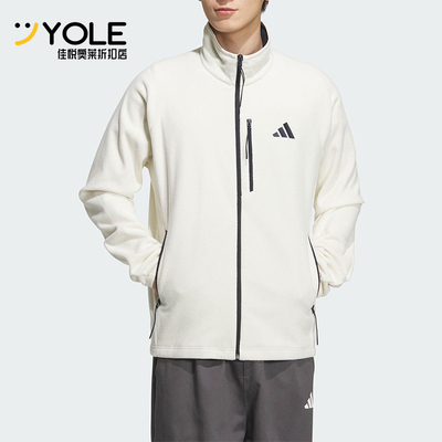 Adidas/阿迪达斯正品FLEECE JACKET男女休闲抓绒运动外套KH1804