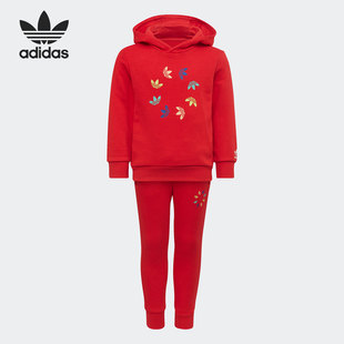 小童运动套装 Adidas SET 三叶草HOODIE HB9483 阿迪达斯正品
