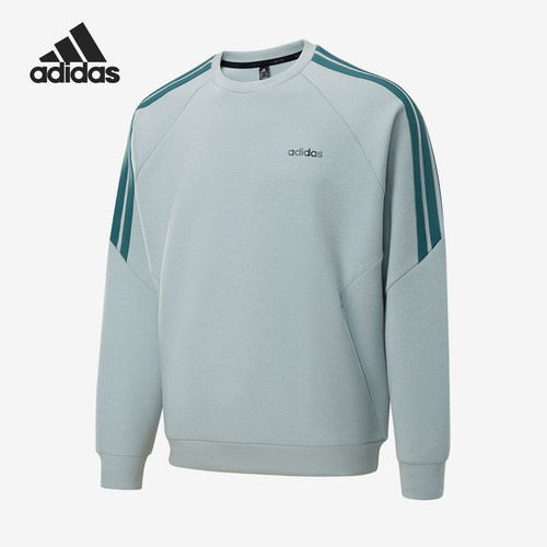 Adidas/阿迪达斯正品春秋男士圆领套头经典轻质宽松卫衣KQ7884