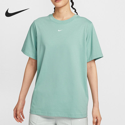 Nike/耐克正品Sportswear女士宽松休闲经典刺绣短袖FD4150-017