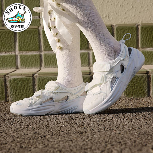 Adidas/阿迪达斯正品OZWAVE SANDAL女士经典魔术贴透气凉鞋JS4576