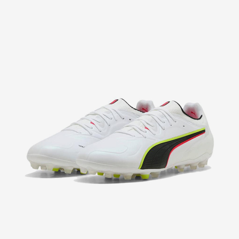 Puma/彪马正品KING20柔软MG胶质短钉男白色鞋经典足球鞋108459-01