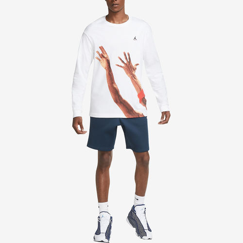 Nike耐克正品Jordan x Union LA男印花圆领轻质长袖T恤CV1299-100
