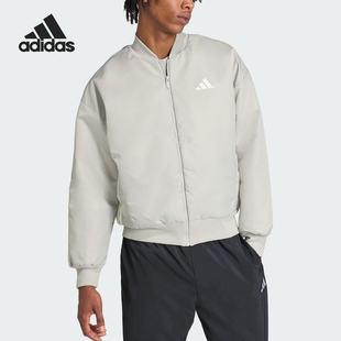 Adidas/阿迪达斯正品2025秋季款男士日常立领保暖耐穿棉服JX5634