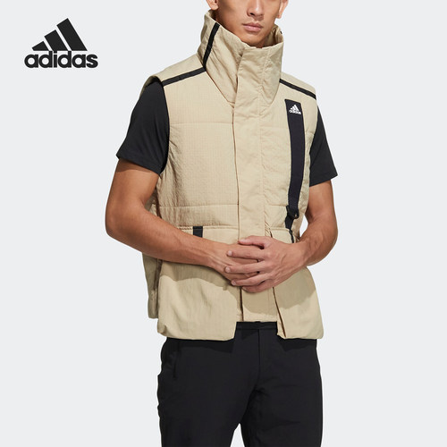 Adidas/阿迪达斯正品秋季新款男子冬季户外运动夹棉背心 FT2466