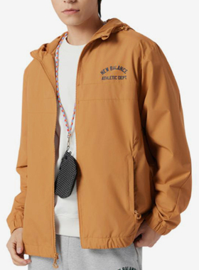 New Balance/NB正品新款男士连帽时尚宽松夹克外套AMJ41303-TCC