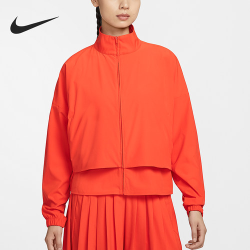 Nike/耐克正品Dri-FIT女士运动宽松网眼经典立领外套HJ0964-633