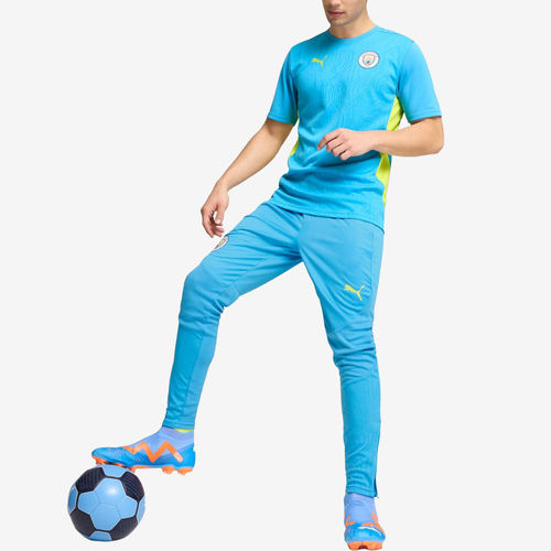 PUMA彪马正品Manchester City男款训练圆领足球短袖T恤777521-11