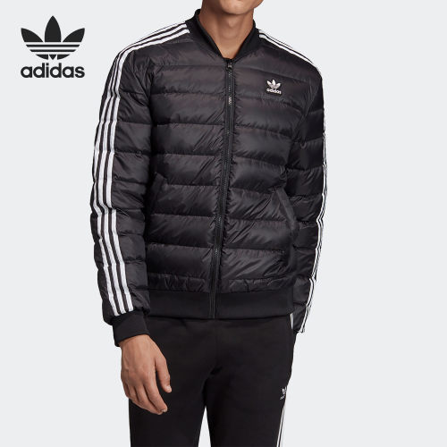 Adidas/阿迪达斯正品冬季三叶草男子保暖运动羽绒服 FL0004