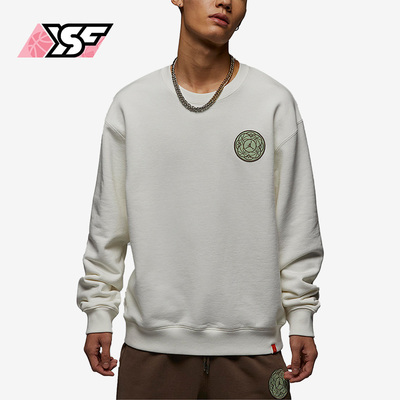 Nike/耐克正品JORDAN男子休闲保暖圆领针织运动卫衣FJ1321-163