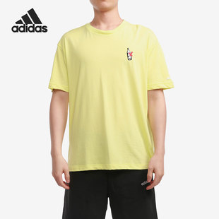 HF0466 NEO 男子T恤 新款 夏季 TEE JULY 阿迪达斯正品 Adidas