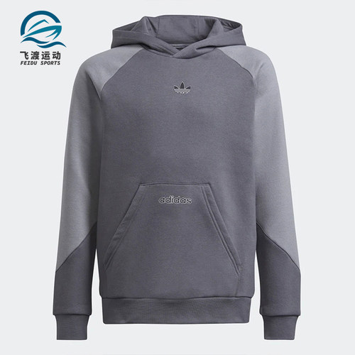 阿迪达斯三叶草大童运动卫衣