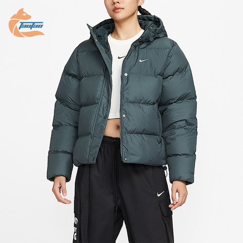 Nike/耐克正品2025秋季款女士日常连帽耐穿保暖羽绒服IH0728-390
